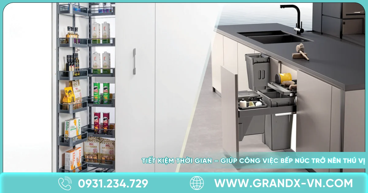 3 Lý Do Nên Đầu Tư Phụ Kiện Tủ Bếp Thông Minh Cho Gian Bếp Hiện Đại