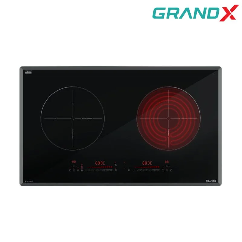 Bếp điện từ 2 vùng nấu GrandX GX E795Lux Serial 7