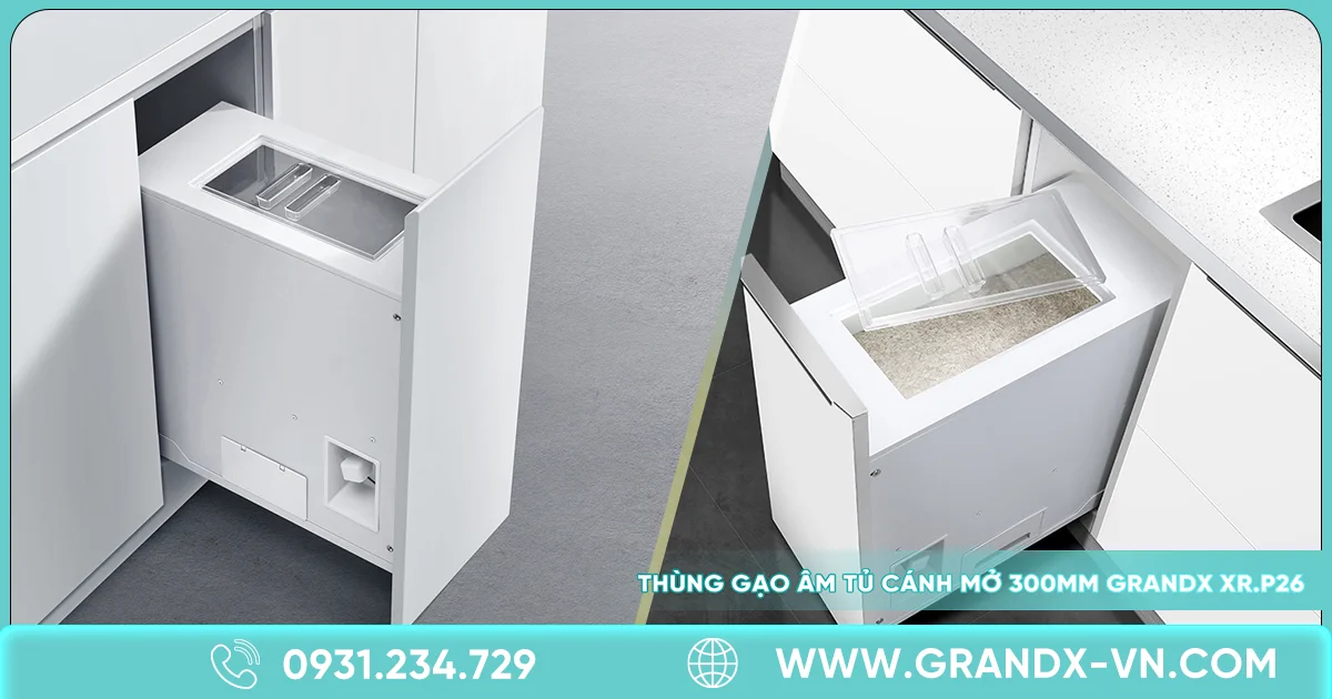 5 lý do nên sở hữu thùng gạo thông minh GrandX 1 5 lý do nên sở hữu thùng gạo thông minh GrandX