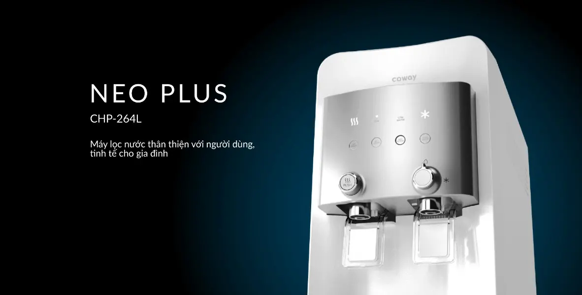 (Gói Thuê) Máy lọc nước Coway CHP – 264L (NEO PLUS)