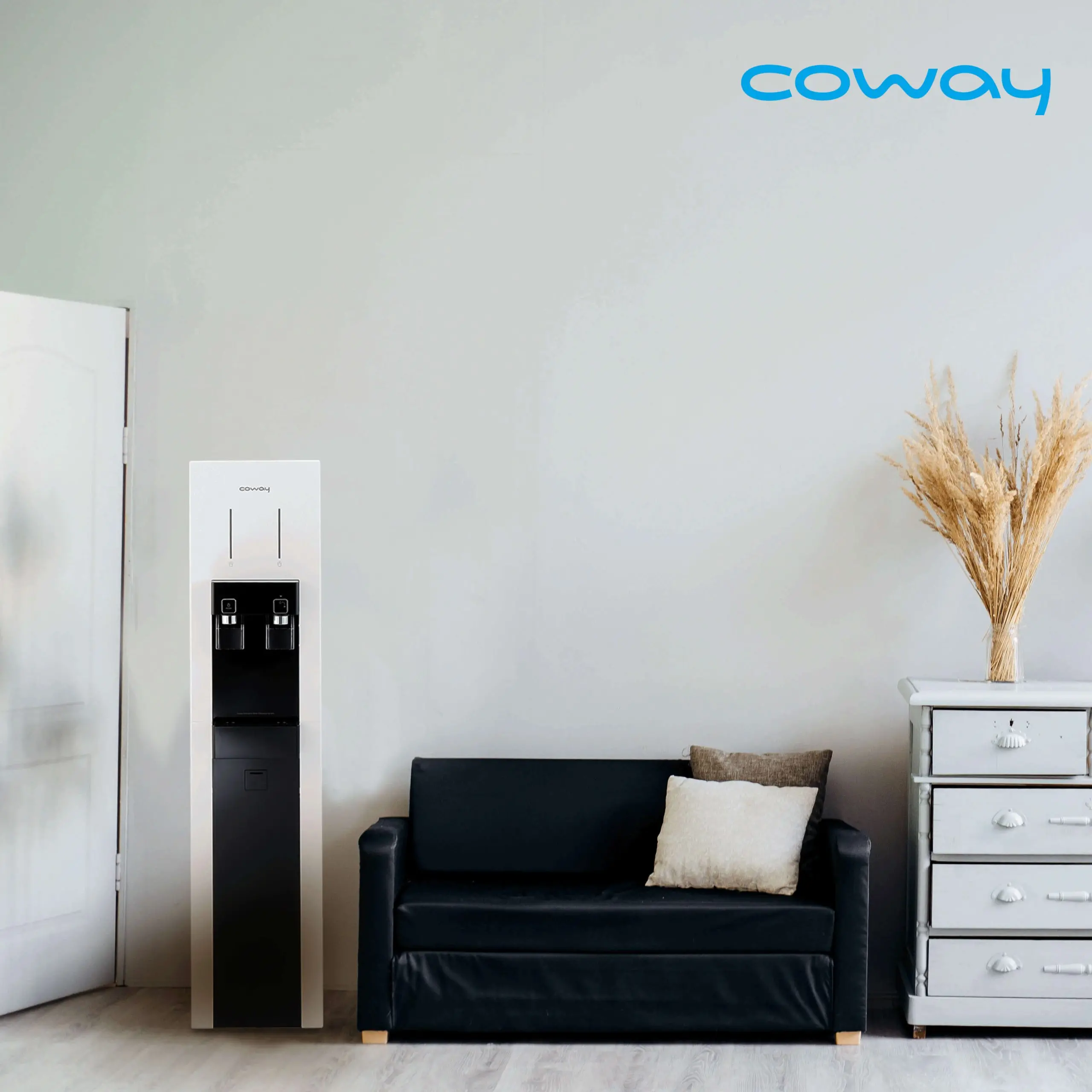 (Gói Thuê) Máy lọc nước nóng lạnh Coway Harry CHP-590R – Tủ đứng
