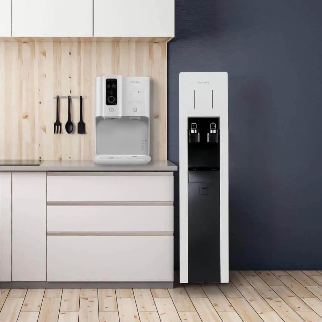 (Gói Thuê) Máy lọc nước nóng lạnh Coway Harry CHP-590R – Tủ đứng